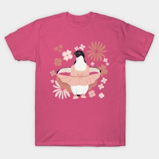 Girly Ballerina Penguin T-Shirt